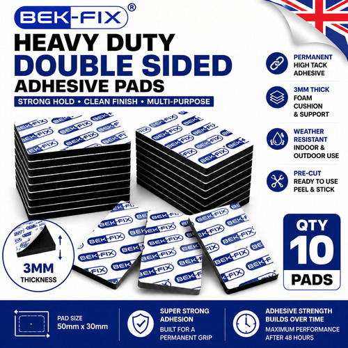 Heavy duty double sided sticky - duty,