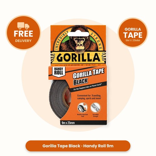 Gorilla tape black - gorilla,