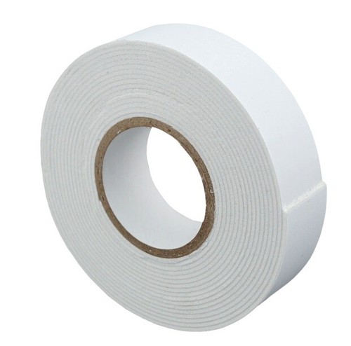 White single sided foam tape - foam,