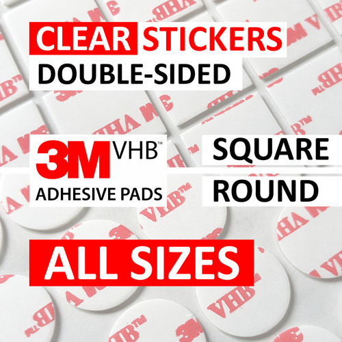 Clear double sided sticky - double,
